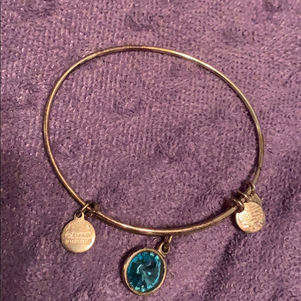 March birthstone alex and ani bracelet